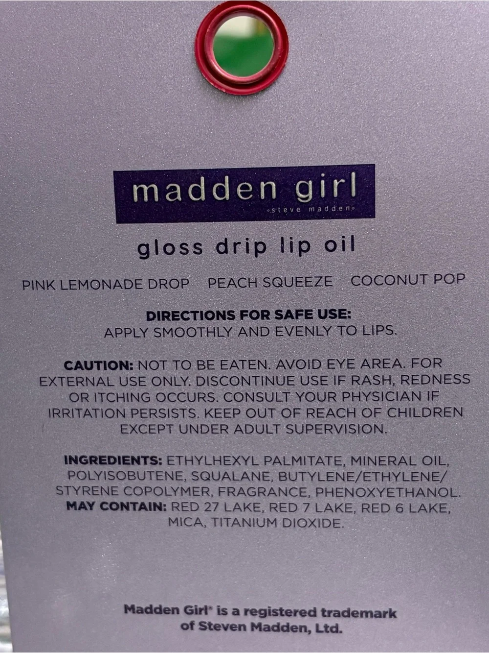 Madden Girl Gloss Drip Lip Oil Trio